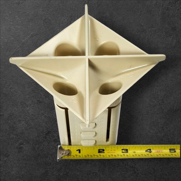 MMF Industries Coin Sorter Tender Counter Beige USA Made 4 Tubes 224-0006-14 - Picture 6 of 8